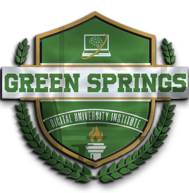 Green Springs Digital University 3D Logo Icon